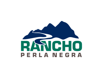 Rancho Perla Negra logo design by oke2angconcept