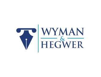 Wyman & Hegwer logo design by artbitin