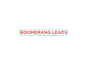 Boomerang Leads | Not Your Typical Leads logo design by Diancox