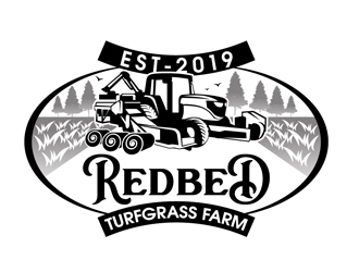RED BED TURFGRASS FARM  logo design by DreamLogoDesign