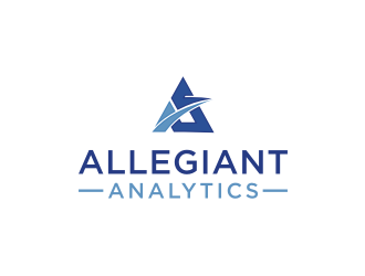 Allegiant Analytics logo design by mbamboex