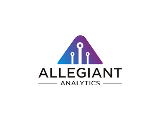 Allegiant Analytics logo design by Jhonb