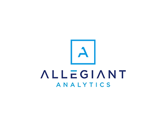Allegiant Analytics logo design by ndaru