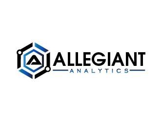 Allegiant Analytics logo design by shravya