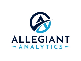 Allegiant Analytics logo design by akilis13