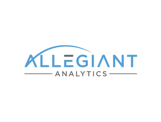 Allegiant Analytics logo design by johana