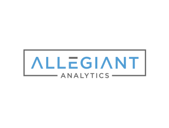Allegiant Analytics logo design by johana