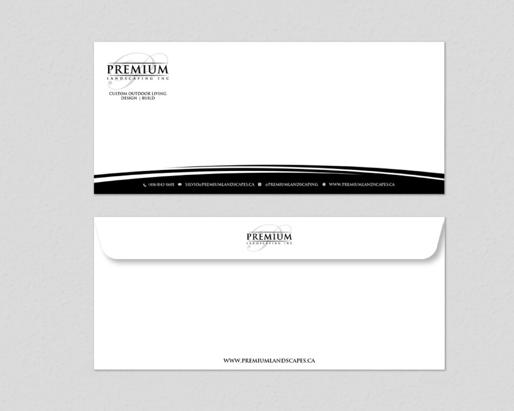 premium landscaping inc logo design by Boomstudioz