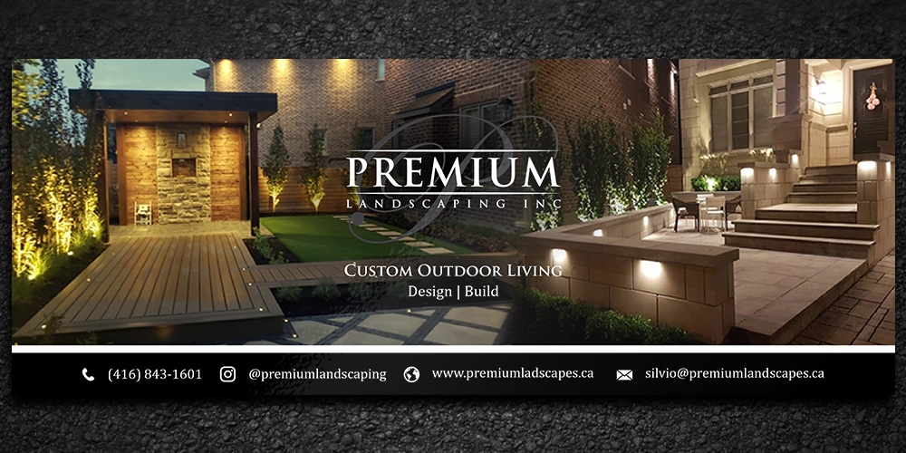 premium landscaping inc logo design by Gelotine