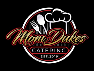 Mom Dukes Catering logo design by DreamLogoDesign
