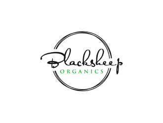 Blacksheep Organics logo design by alby