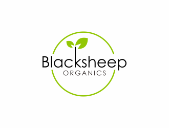 Blacksheep Organics logo design by checx