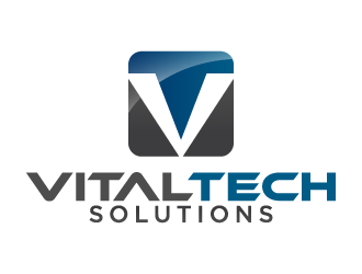 VITAL Tech Solutions logo design by Lawlit