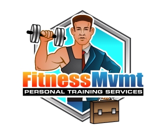 FitnessMvmt  Personal Training Services logo design by Suvendu