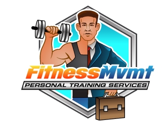 FitnessMvmt  Personal Training Services logo design by Suvendu