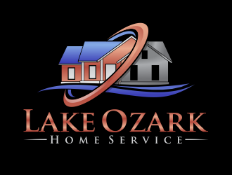 Lake Ozark Home Service logo design by agus