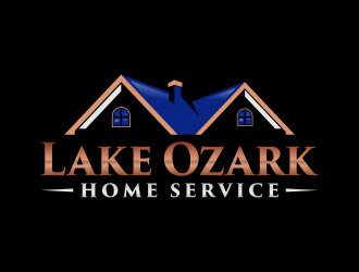 Lake Ozark Home Service logo design by Lavina