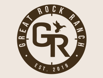 Great Rock Ranch  logo design by BeDesign