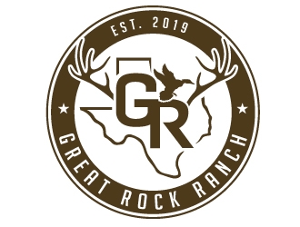 Great Rock Ranch  logo design by REDCROW