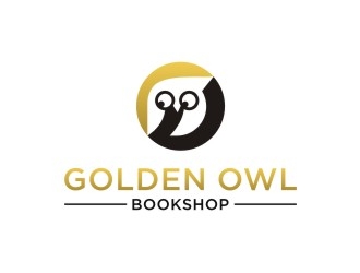 Golden Owl Bookshop  logo design by sabyan