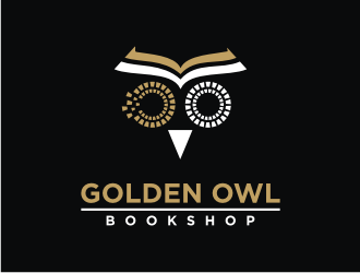 Golden Owl Bookshop  logo design by ohtani15