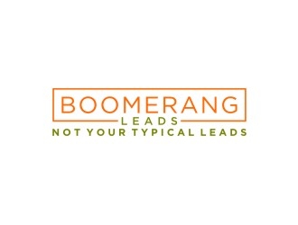 Boomerang Leads | Not Your Typical Leads logo design by bricton