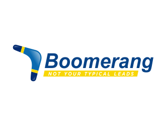 Boomerang Leads | Not Your Typical Leads logo design by done