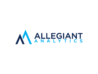 Allegiant Analytics logo design by Lawlit