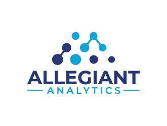 Allegiant Analytics logo design by pixalrahul