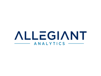 Allegiant Analytics logo design by oke2angconcept