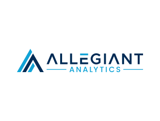 Allegiant Analytics logo design by lexipej