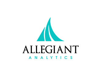 Allegiant Analytics logo design by JessicaLopes