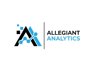 Allegiant Analytics logo design by kgcreative