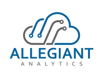 Allegiant Analytics logo design by cintoko