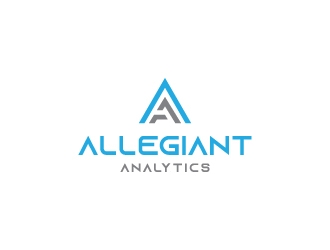 Allegiant Analytics logo design by zakdesign700