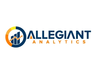 Allegiant Analytics logo design by jaize