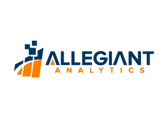 Allegiant Analytics logo design by jaize