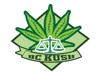BC KUSH logo design by AamirKhan