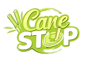 Cane Stop logo design by veron