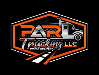 PAR Trucking, LLC logo design by Benok