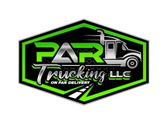 PAR Trucking, LLC logo design by Benok