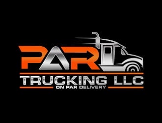 PAR Trucking, LLC logo design by Benok