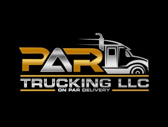 PAR Trucking, LLC logo design by Benok