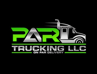 PAR Trucking, LLC logo design by Benok