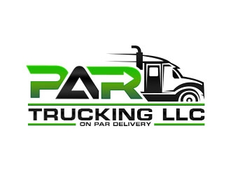 PAR Trucking, LLC logo design by Benok
