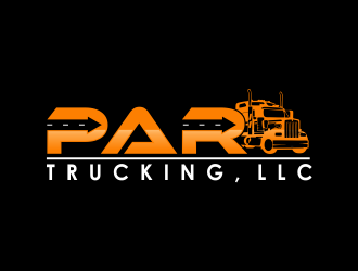 PAR Trucking, LLC logo design by giphone