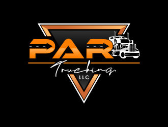 PAR Trucking, LLC logo design by giphone