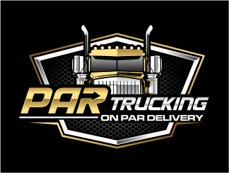 PAR Trucking, LLC logo design by onamel