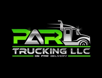 PAR Trucking, LLC logo design by Benok