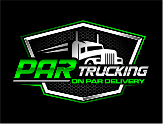 PAR Trucking, LLC logo design by onamel